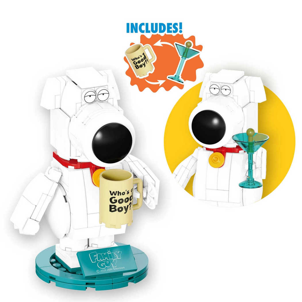 Family Guy: Brian Griffin<br><h6>Building Set</h6> - Image 6
