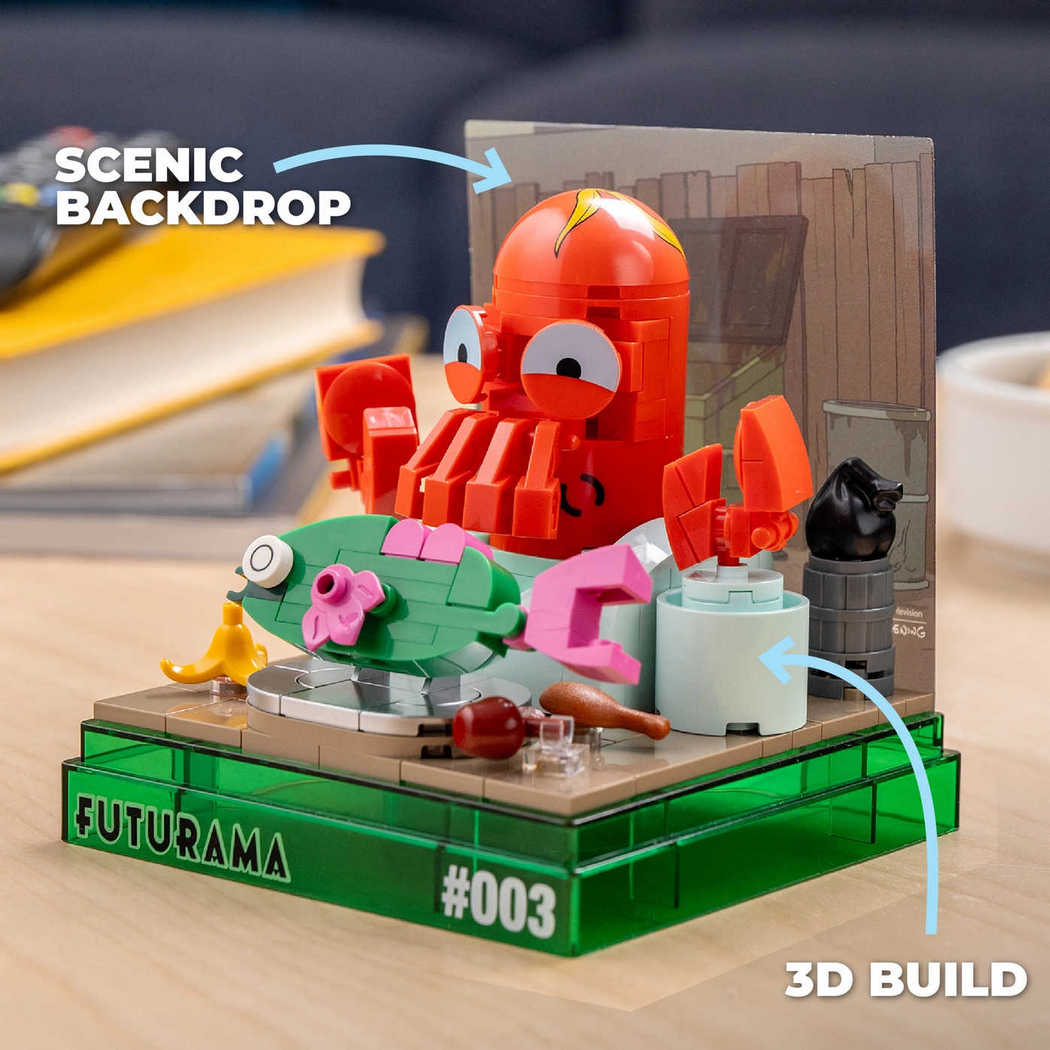 Futurama: Dr. Zoidberg Box!<br><h6>Collectible Building Set & Display Case</h6> - Image 8