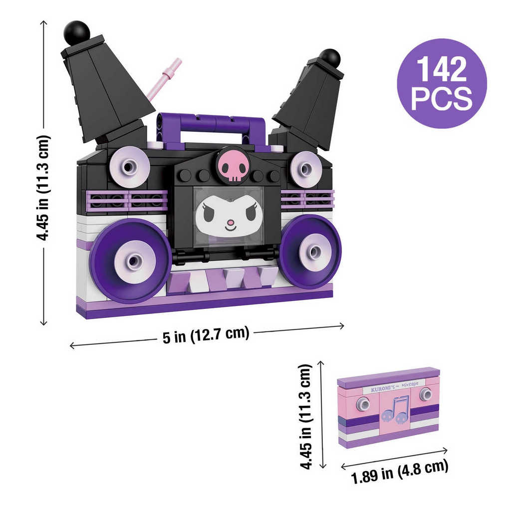 Hello Kitty and Friends: <br>Kuromi BoomBox<br><h6>Building Set</h6> - Image 6